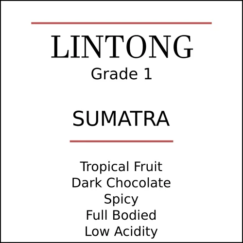 sumatra lintong medium/dark roast coffee by pebble and pine coffee