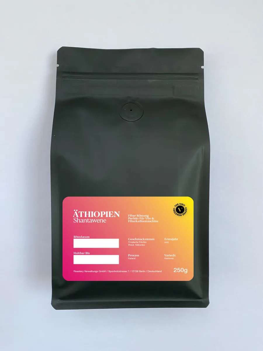 ethiopia shantawene natural coffee by the visit coffee roastery