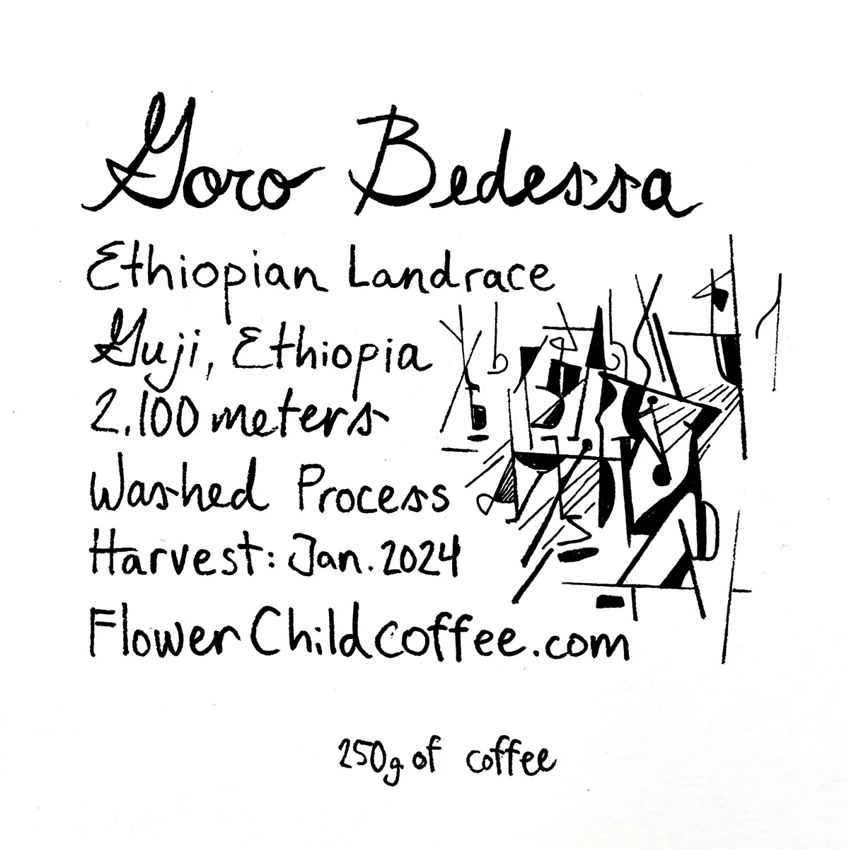 goro bedessa coffee by flower child