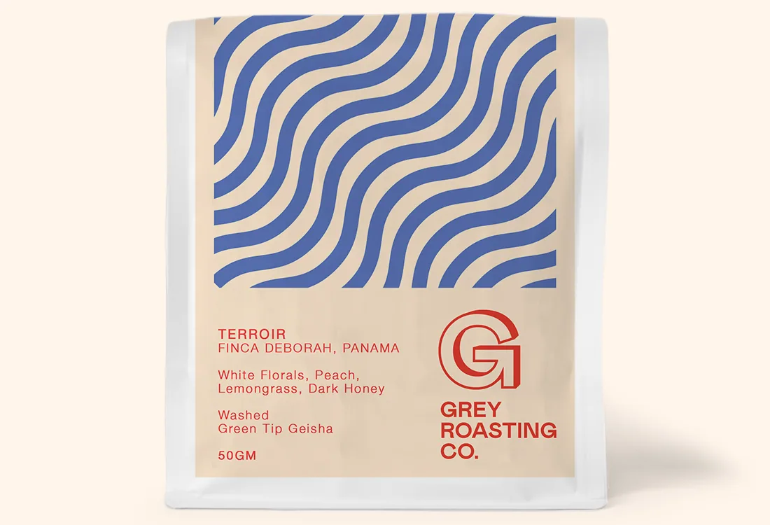 terroir, washed, green tip geisha, panama (fancy) 50gm - panama coffee by grey roasting co | the tasting room