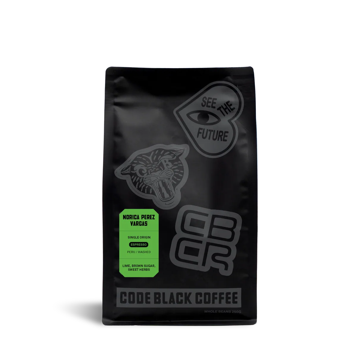 peru norica perez vargas washed espresso - single origin - peru coffee by code black