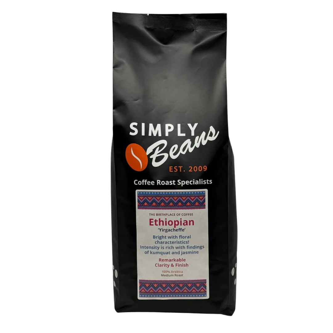 ethiopian ‘yirgacheffe’ coffee by simply beans coffee roast specialist