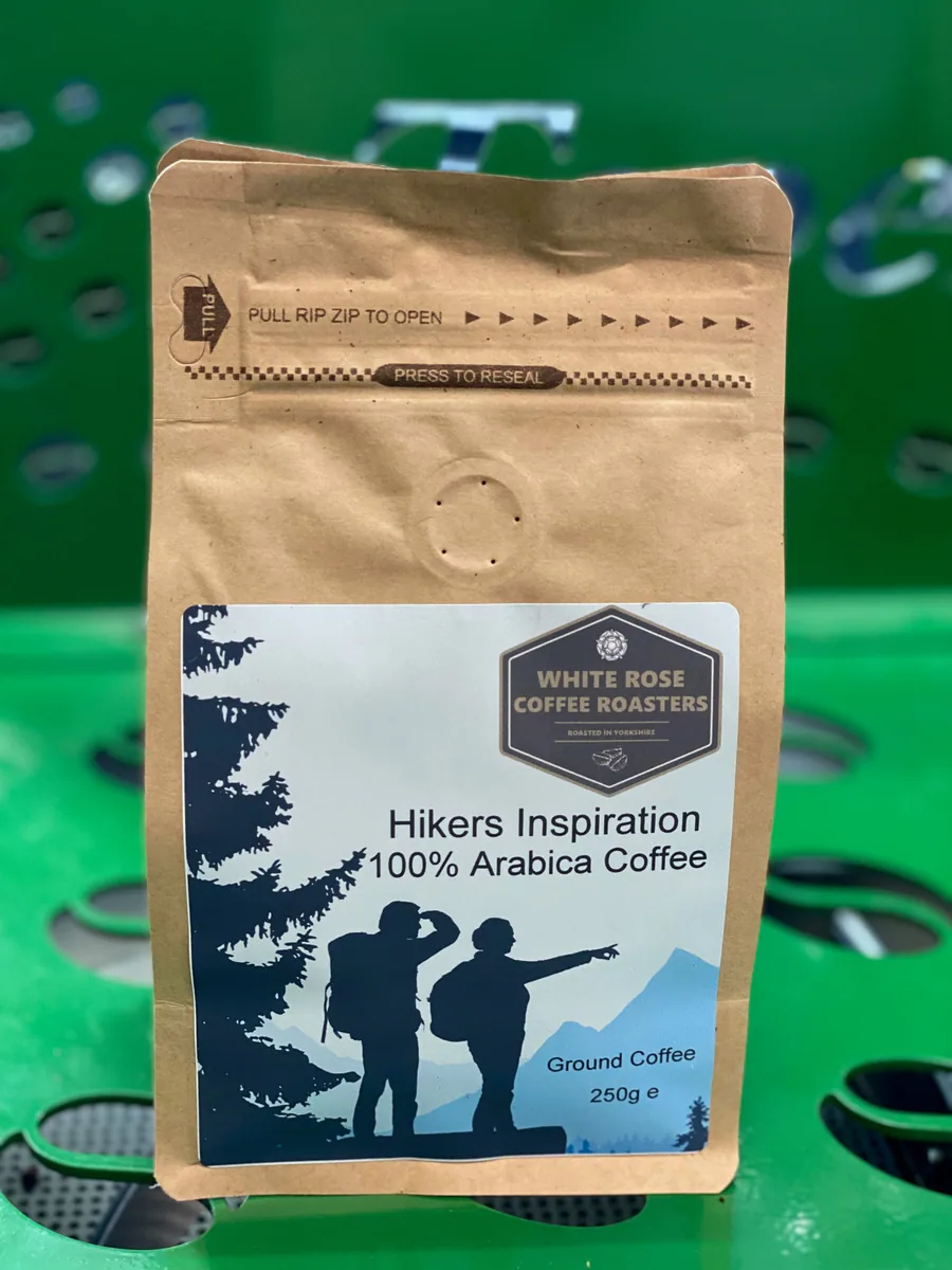hikers inspiration blend gift bag 250g coffee by white rose coffee roasters