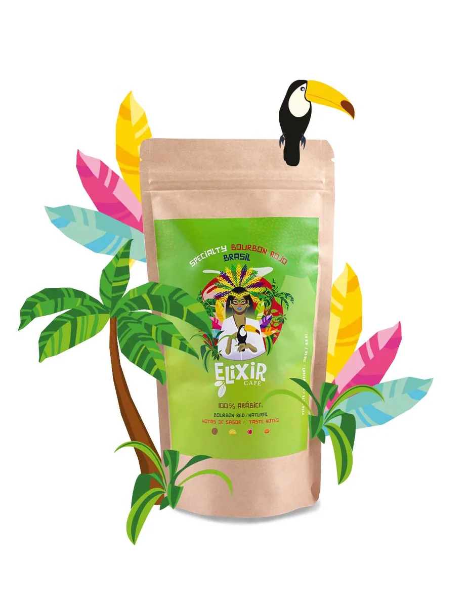 bourbon rojo especial- brasil 250gr - colombia coffee by elixir café de especialidad - barrio del carmen