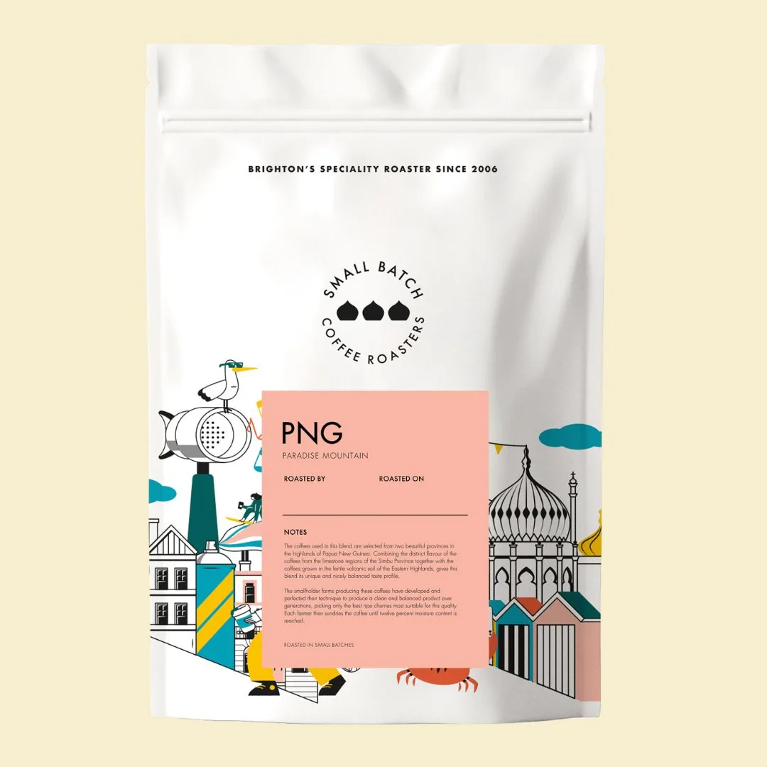 papua new guinea paradise mountain coffee by small batch coffee roasters - roastery & cafe