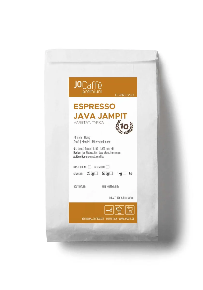espresso java jampit coffee by jocaffè rösterei & maschinen