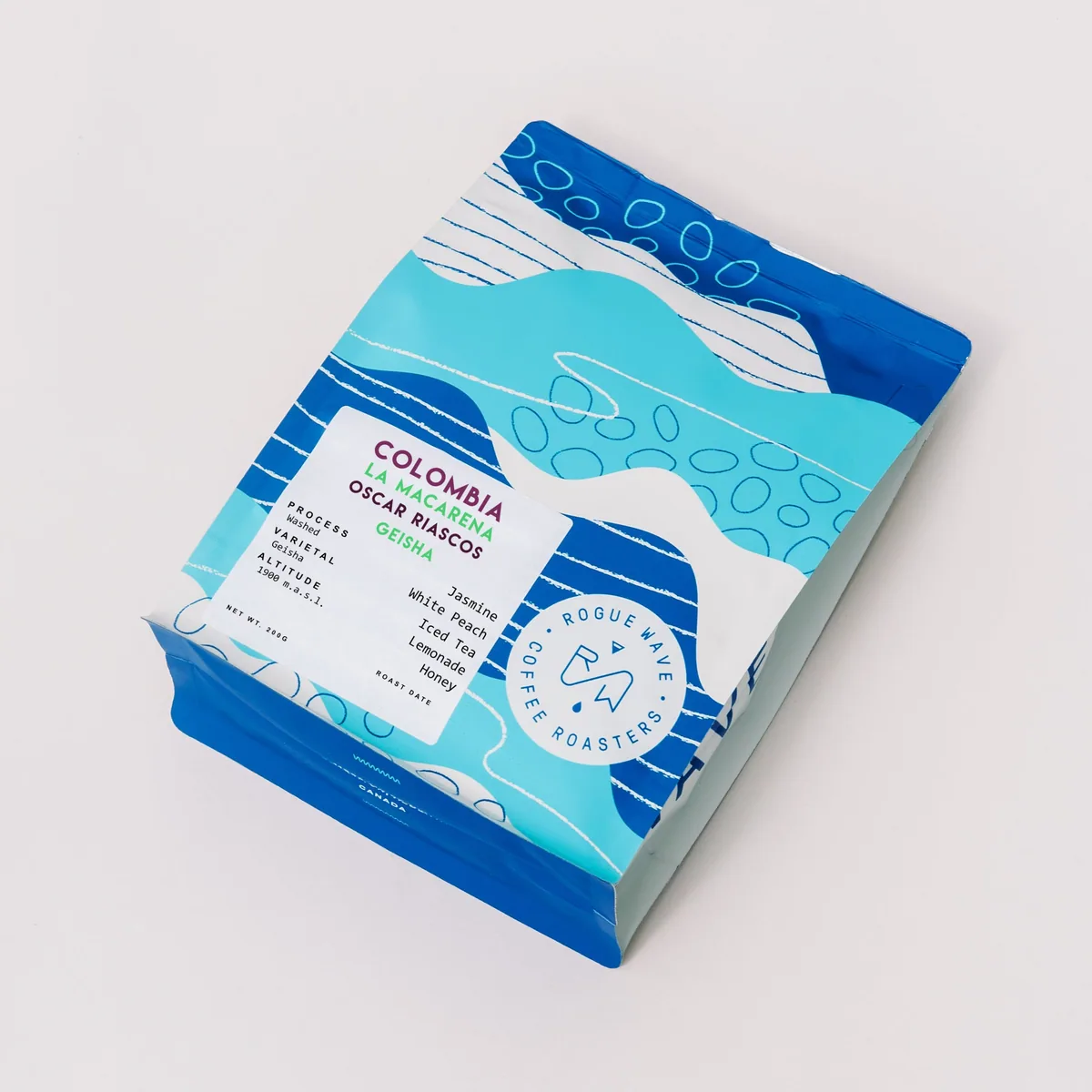 colombia - la macarena oscar riascos | geisha washed - colombia coffee by rogue wave coffee