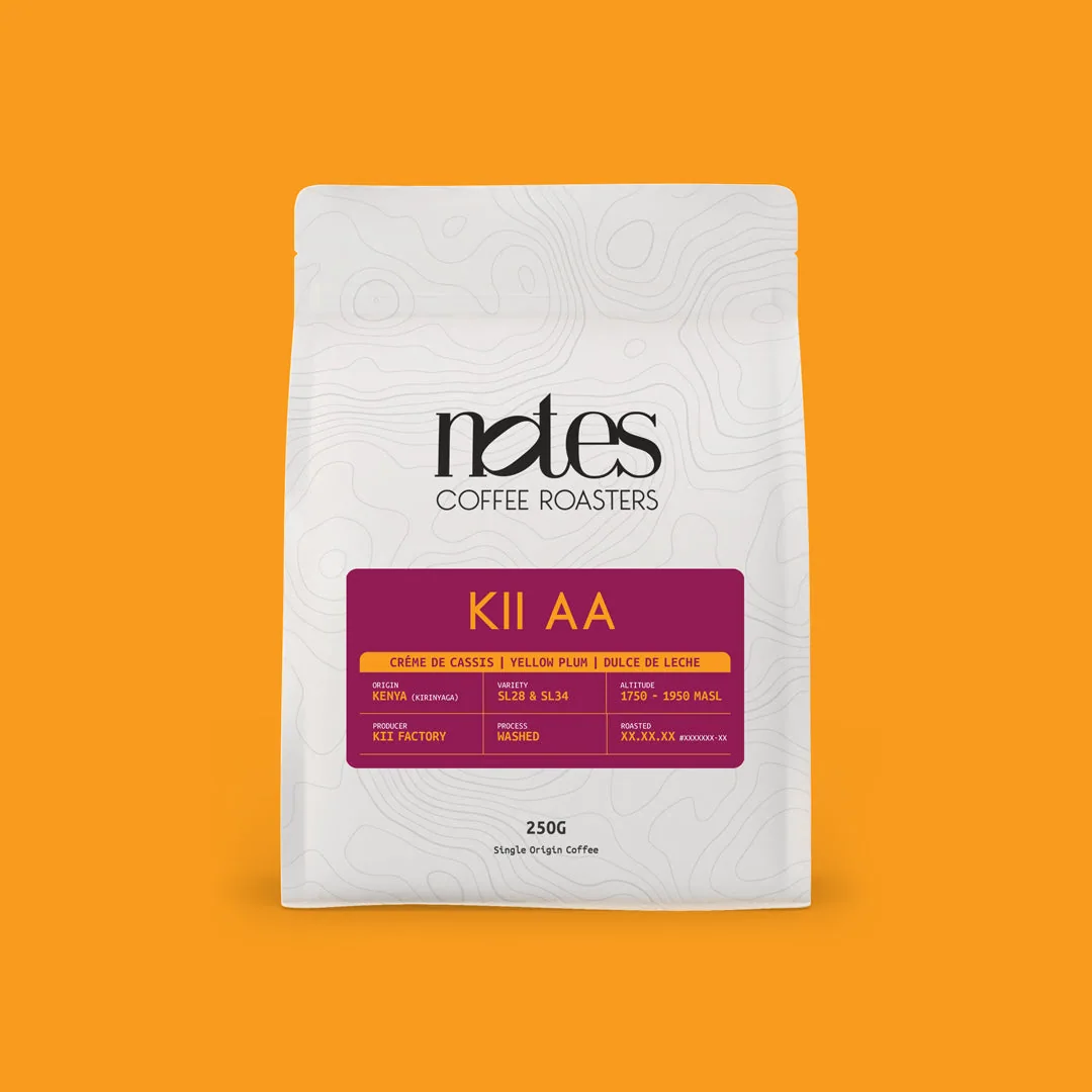 kii aa | kenya coffee by notes coffee roasters