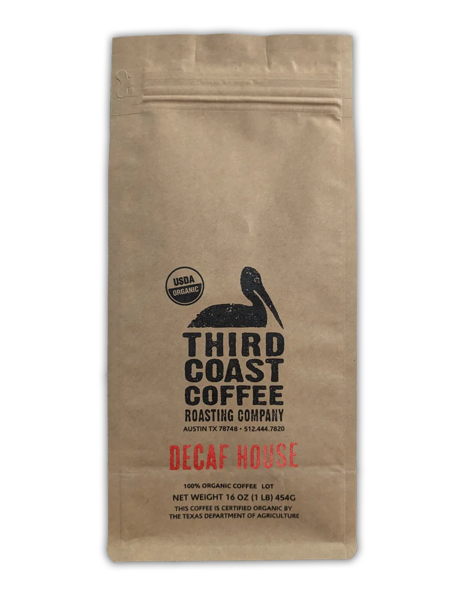 decaf peru coffee by third coast coffee