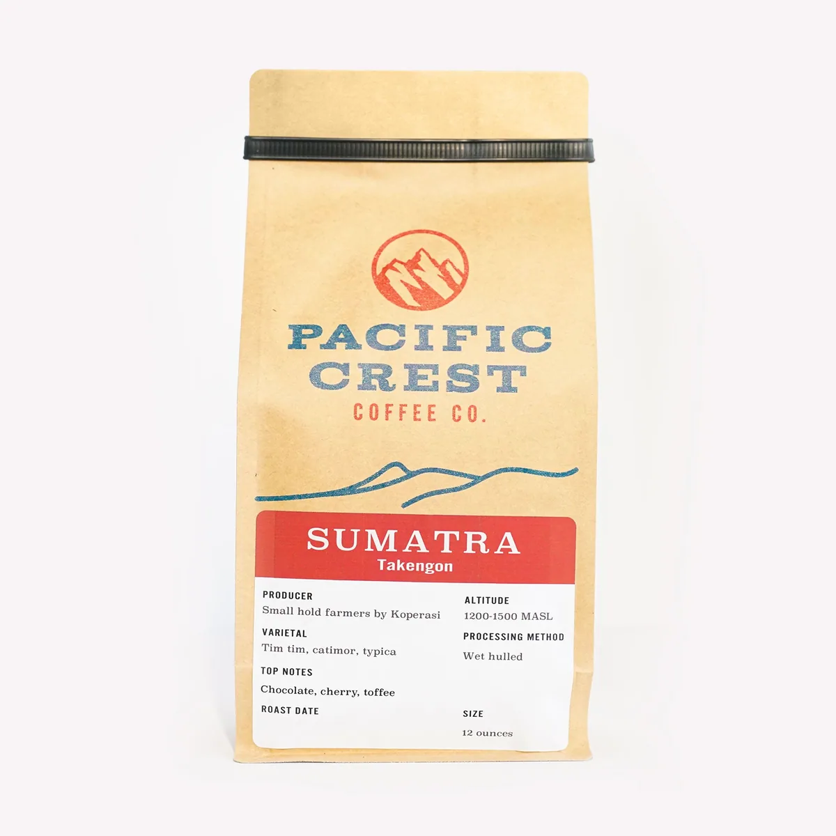 sumatra coffee by pacific crest coffee company