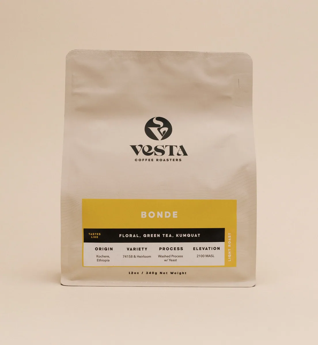 ethiopia bonde yeast process coffee by vesta coffee roasters