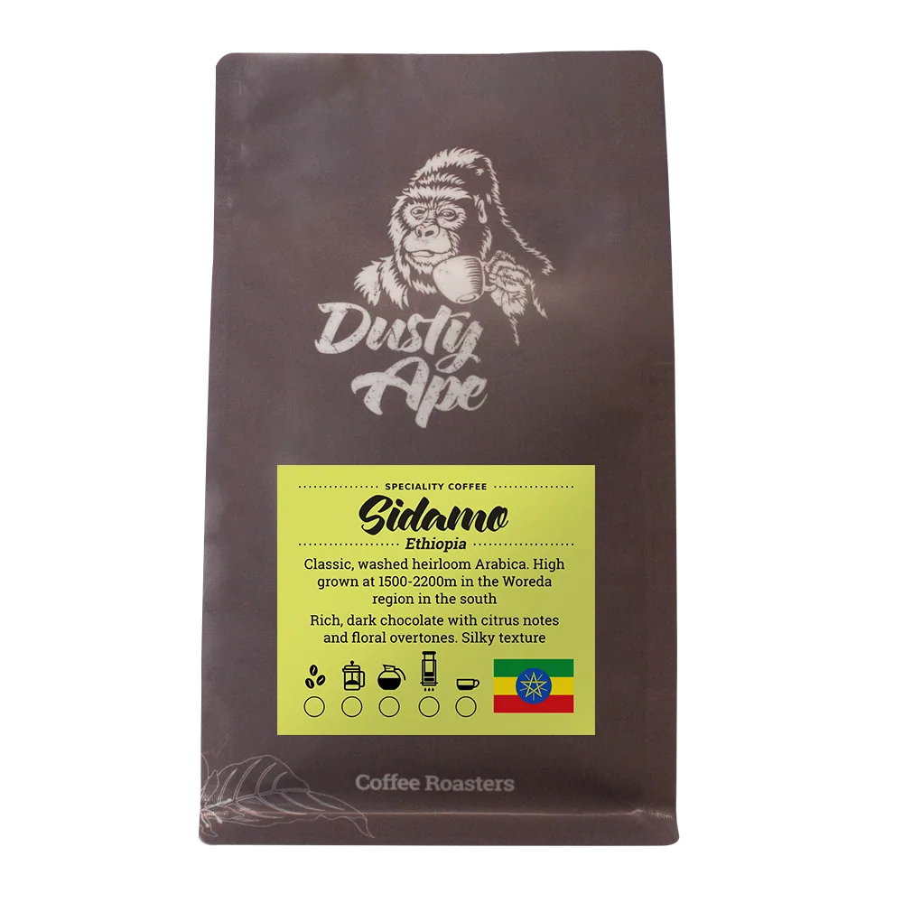 ethiopia sidamo coffee by dusty ape coffee roastery & coffee bar