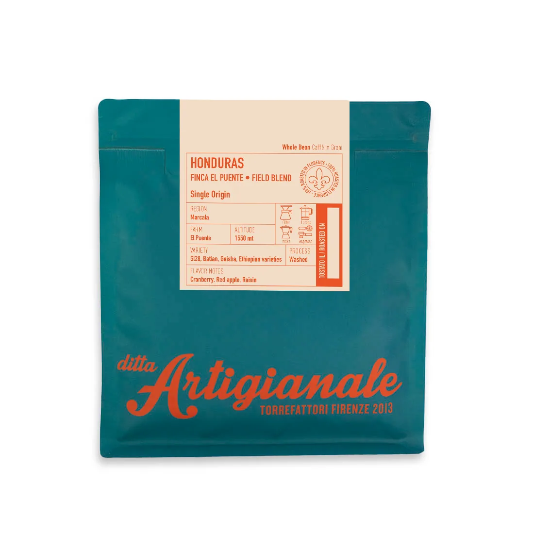 honduras finca el puente field blend - honduras coffee by ditta artigianale riva d'arno