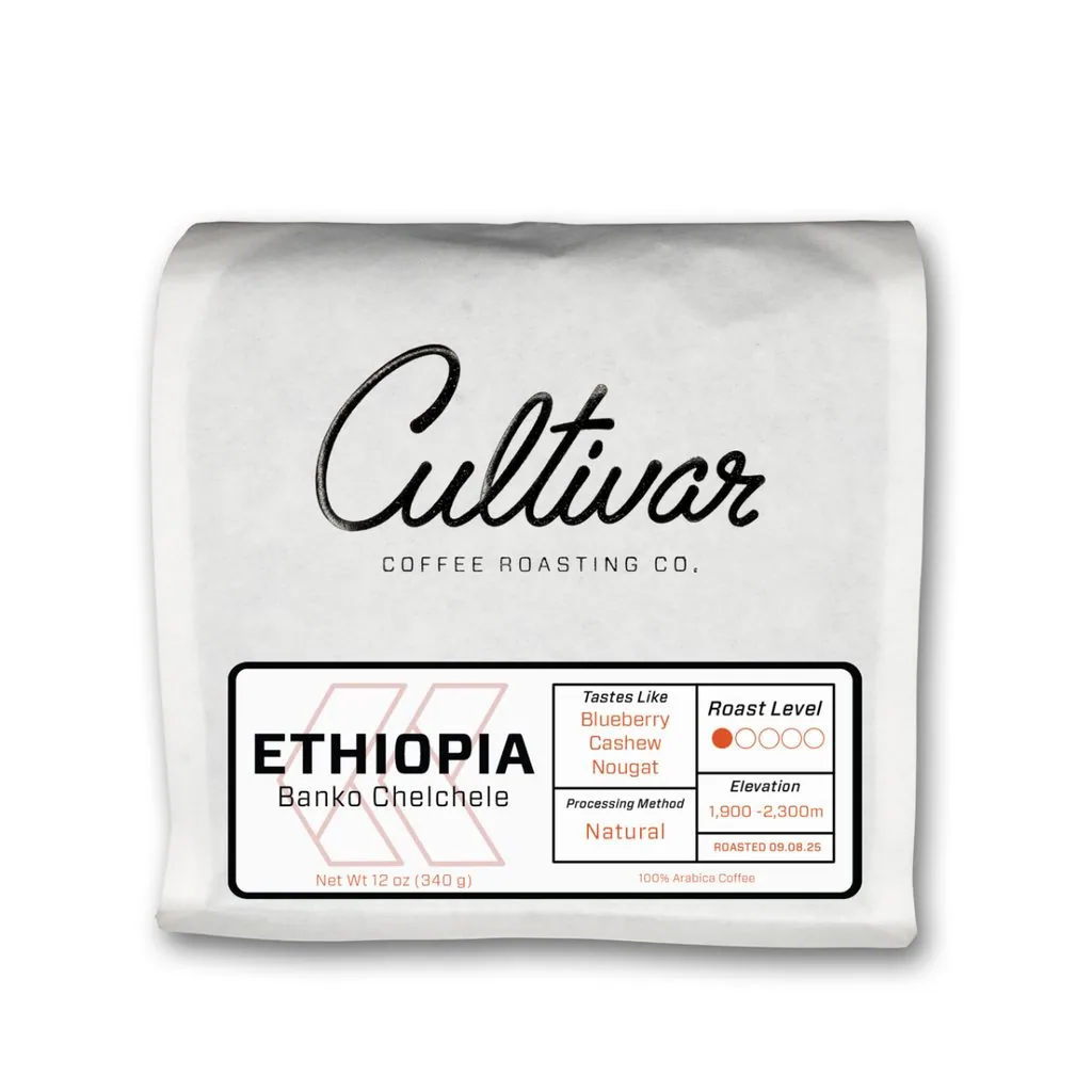 ethiopia banko chelchele coffee by cultivar coffee roasting co.