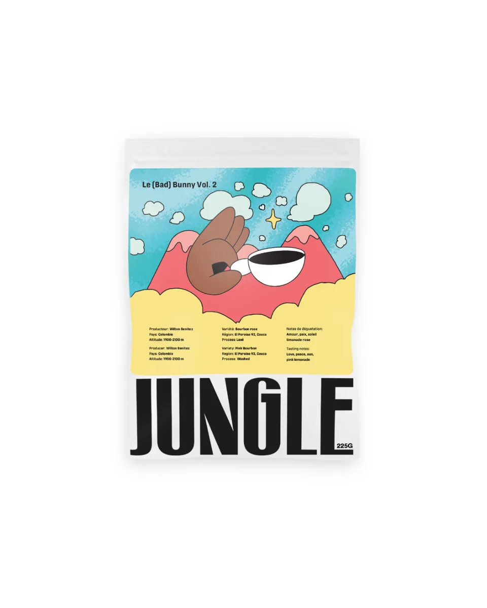 le (bad) bunny vol. 2 coffee by jungle livraison café