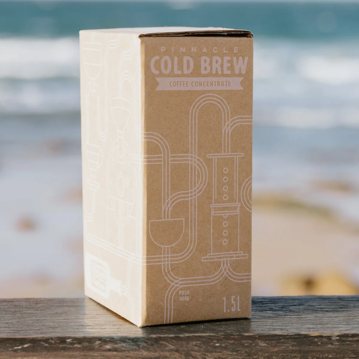 1.5l pinnacle cold brew coffee concentrate coffee by cubbyhouse coffee