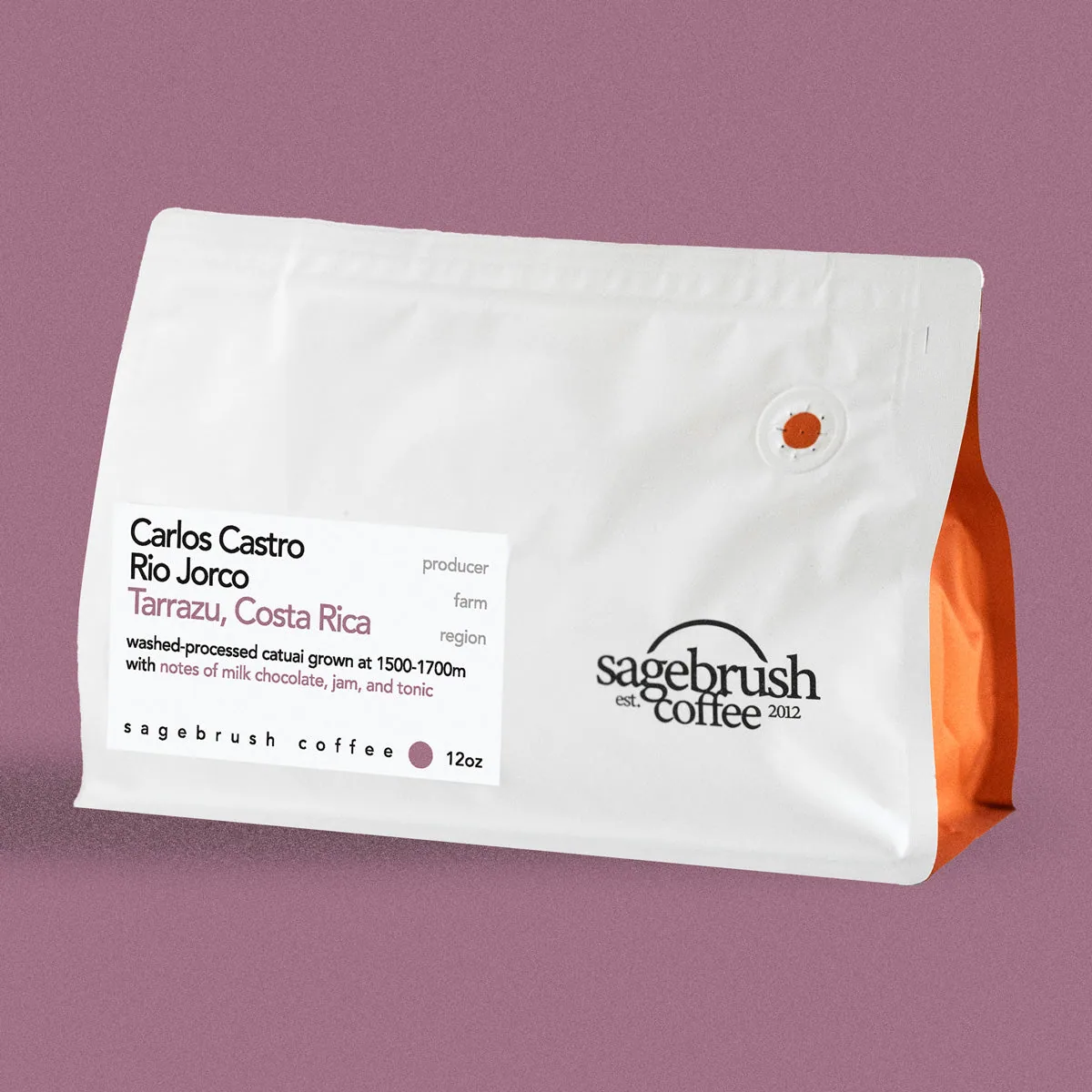 carlos castro • washed-processed catuai coffee by sagebrush coffee shop & roastery