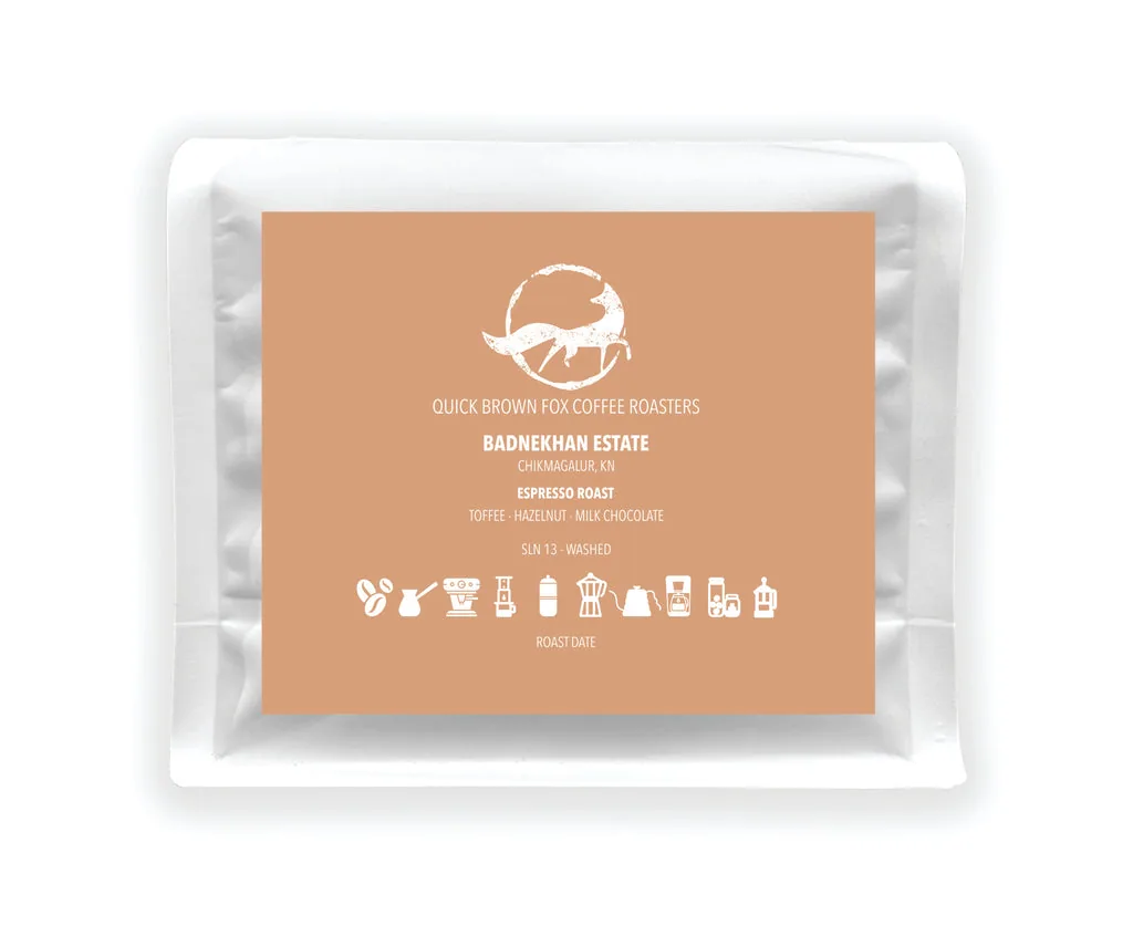 badnekhan estate sln 13 [washed] [espresso roast] coffee by quick brown fox coffee roasters