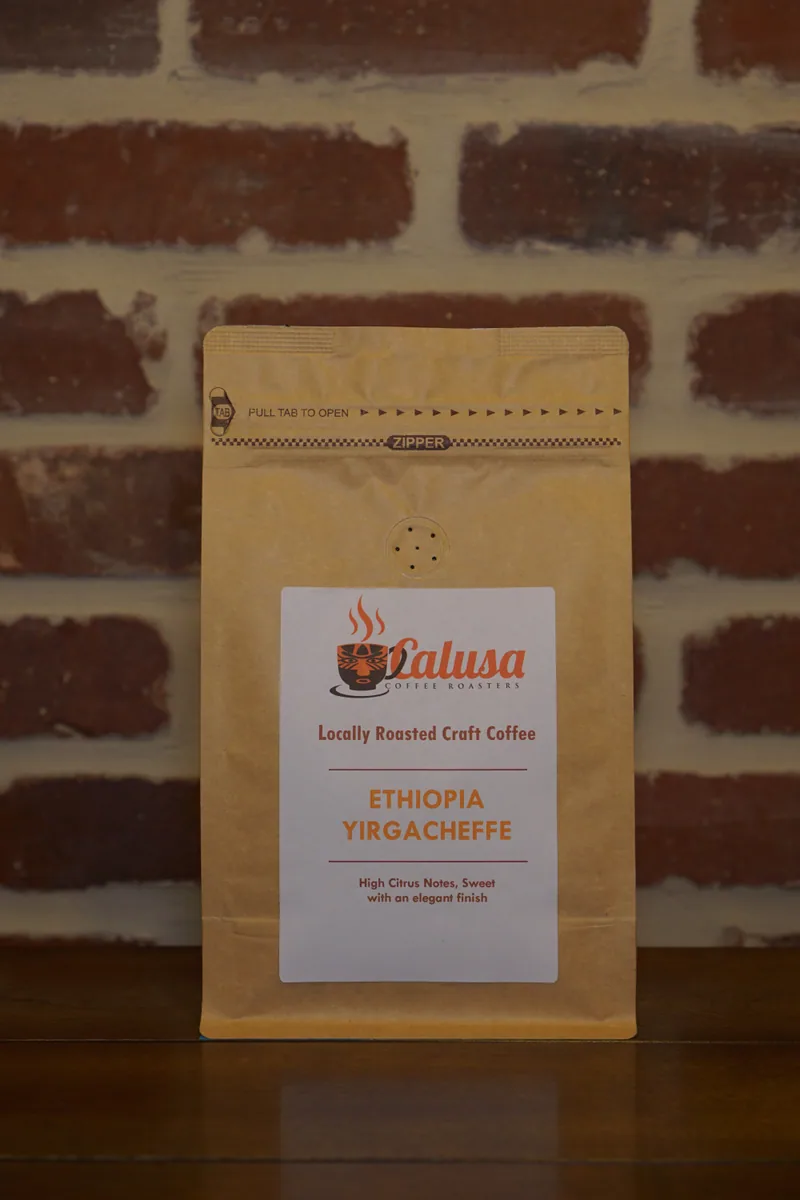 ethiopia yirgacheffe coffee by calusa coffee roasters