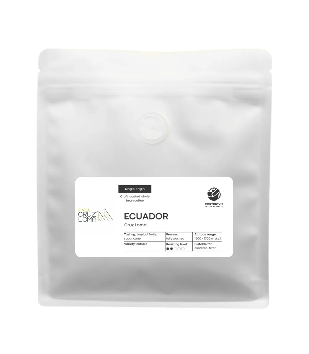 ecuador cruz loma - ecuador coffee by cortinovis specialty coffee roasters milano