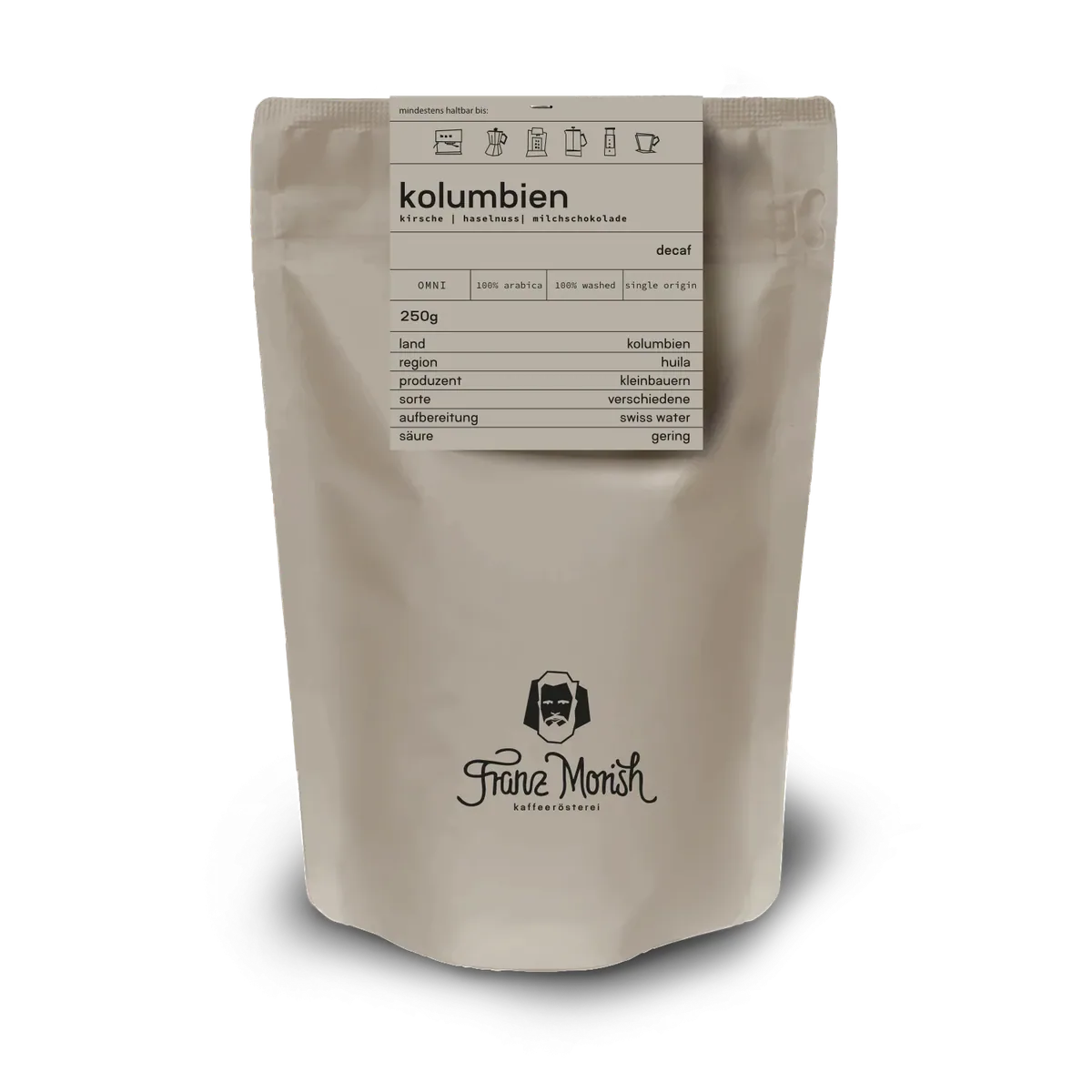 kolumbien decaf | omni - colombia coffee by franz morish coffee roastery