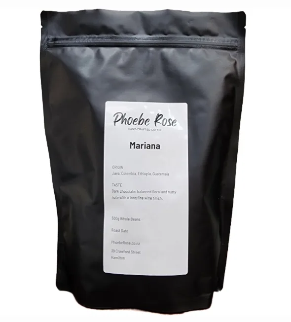 mariana blend - ethiopia + colombia + guatemala + indonesia coffee by phoebe rose coffee roaster
