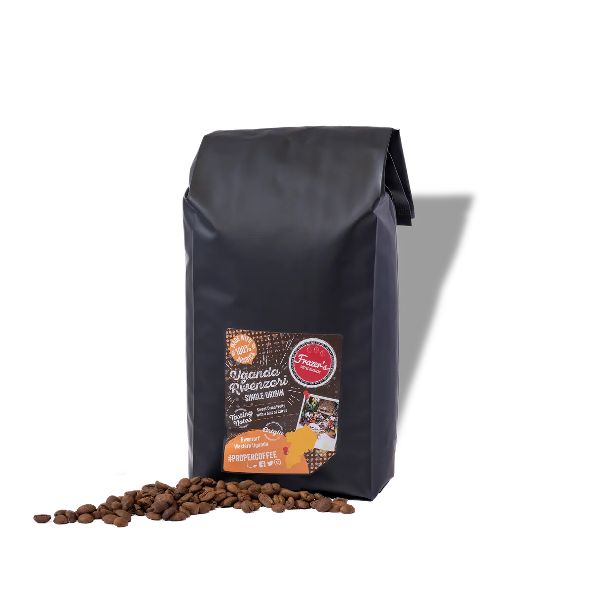 uganda rwenzori kalingwe coffee by frazer's coffee roasters