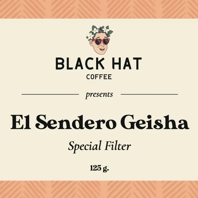 el sendero geisha - special filter, semi washed, colombia coffee by black hat coffee - specialty espresso bar