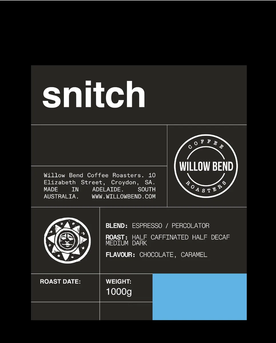 snitch coffee by willow bend coffee roasters