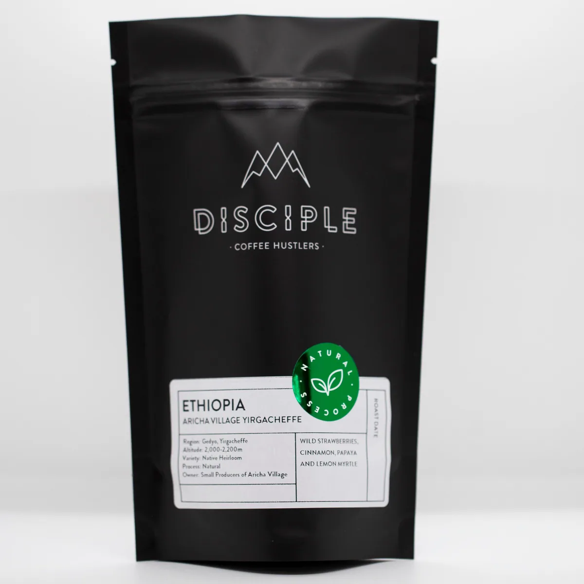 ethiopia - aricha village yirgacheffe / natural coffee by disciple roasters
