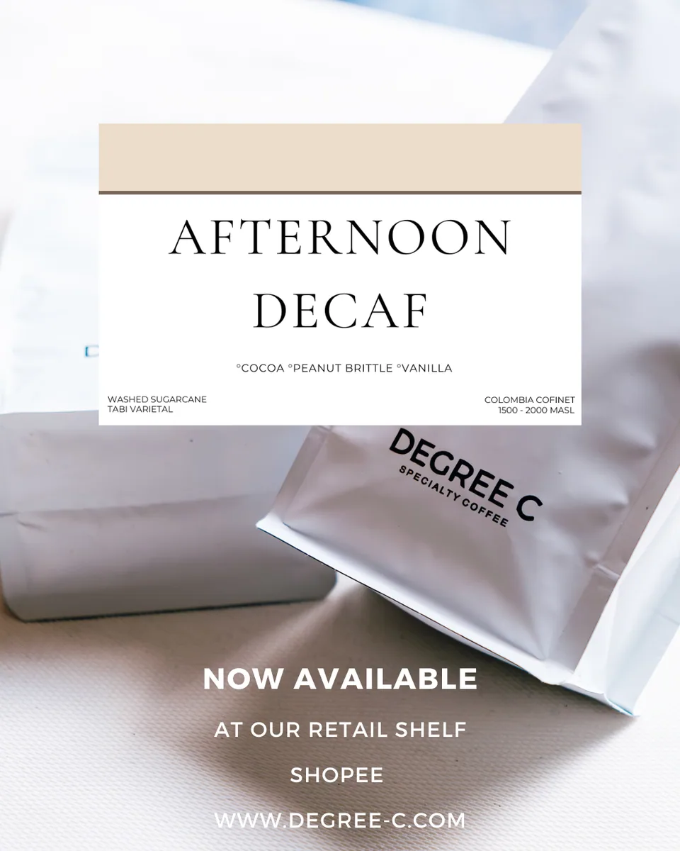 afternoon decaf - colombia coffee by degree c cafe + roastery