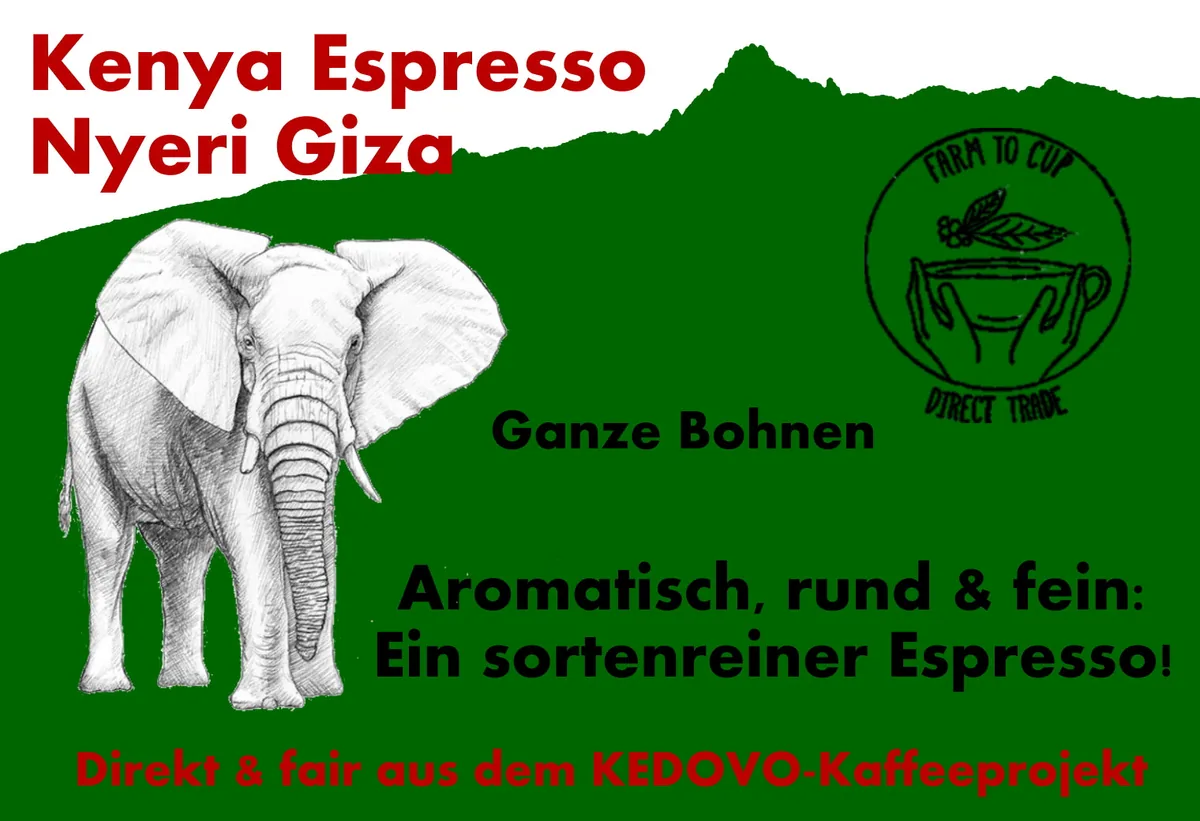 kenya espresso nyeri giza coffee by koffietied röstkaffee