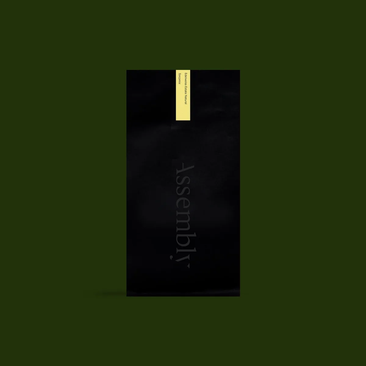 tanzania — edelweiss estate natural coffee by assembly coffee london