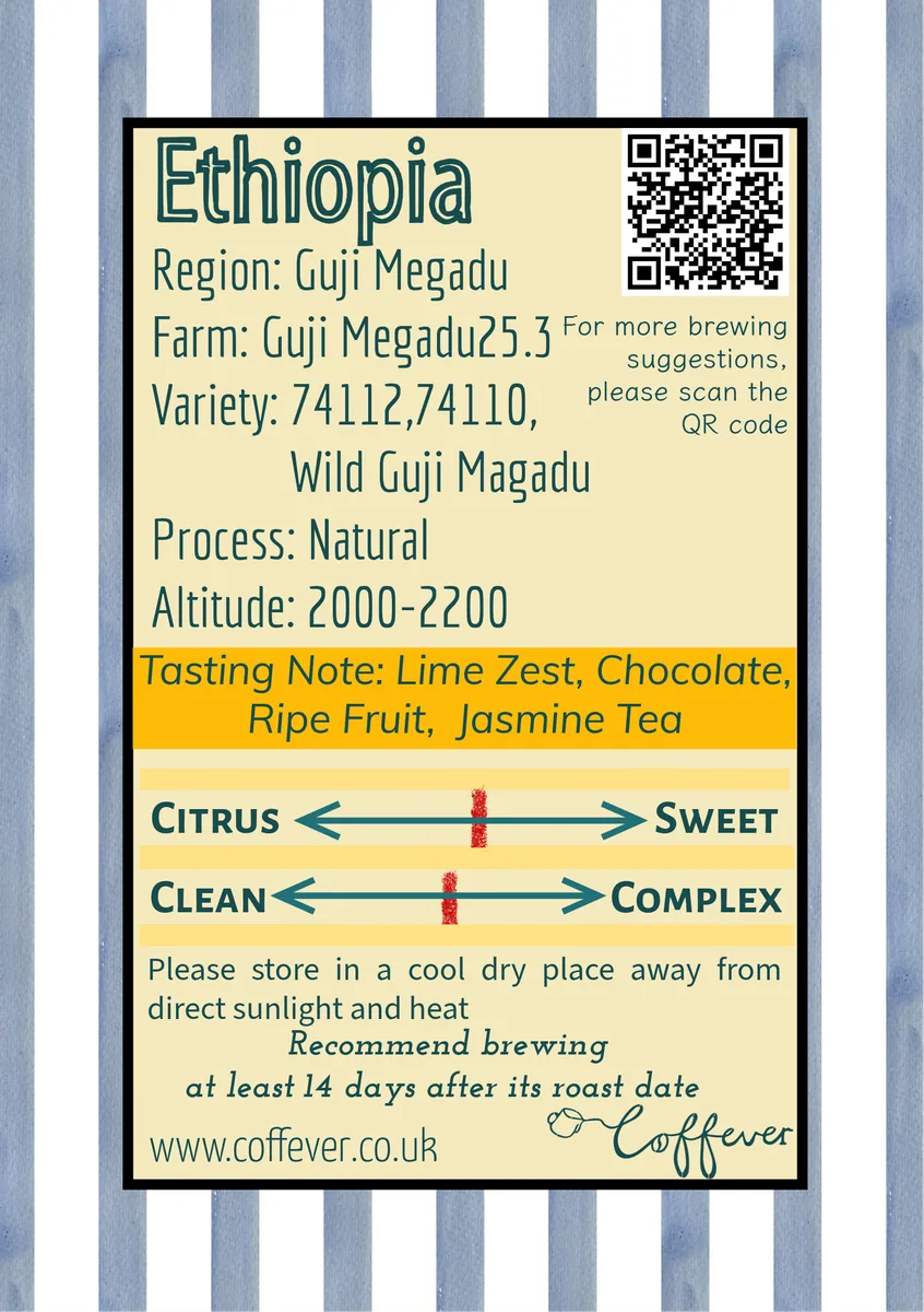 guji megadu ethiopia coffee by coffever coffee roastery
