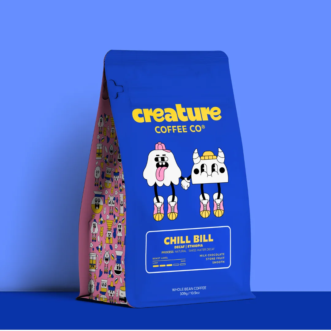 chill bill (decaf) coffee by creature coffee co.