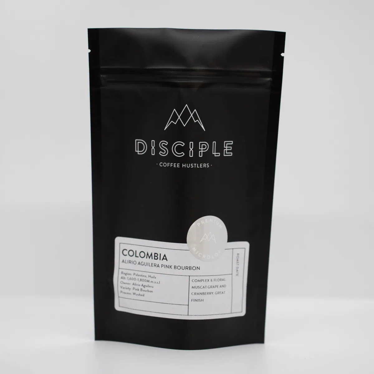colombia - alirio aguilera pink bourbon / washed coffee by disciple roasters