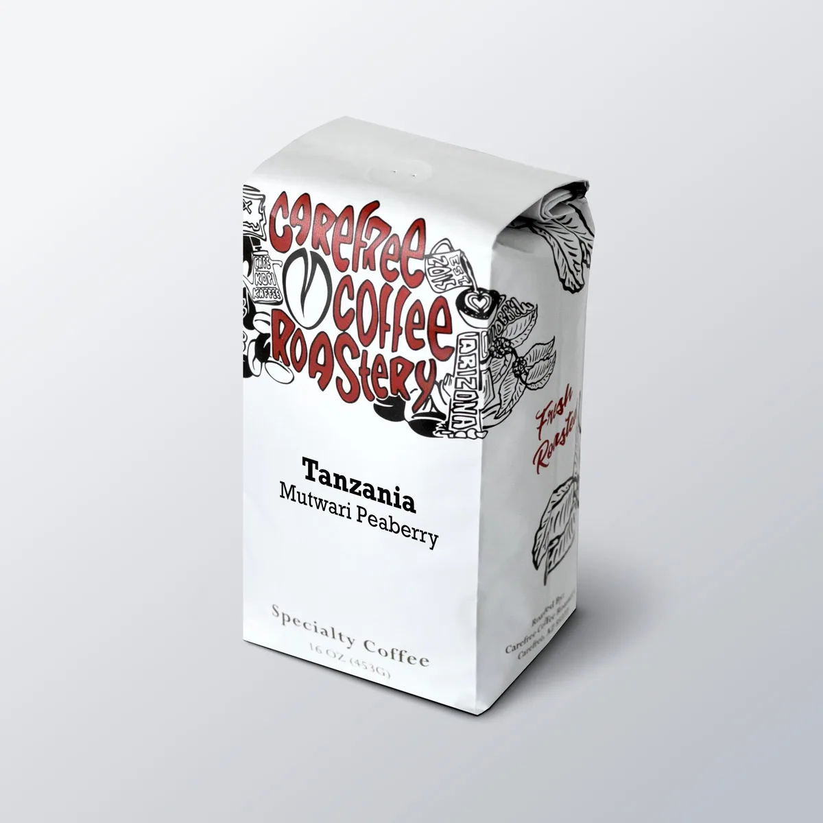 tanzania mutwari peaberry coffee by carefree coffee roastery