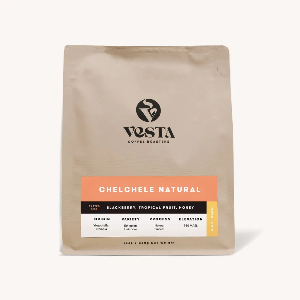 chelchele - natural ethiopia coffee by vesta coffee roasters