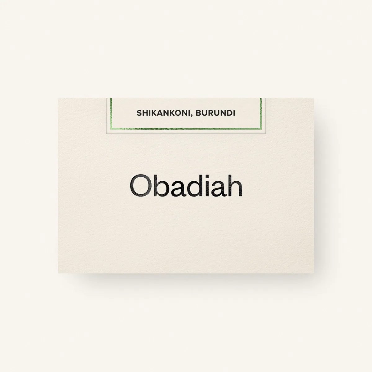 shikankoni - burundi coffee by obadiah coffee roasters