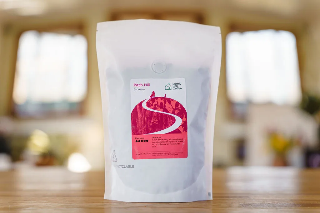 pitch hill - espresso coffee by surrey hills coffee - roastery