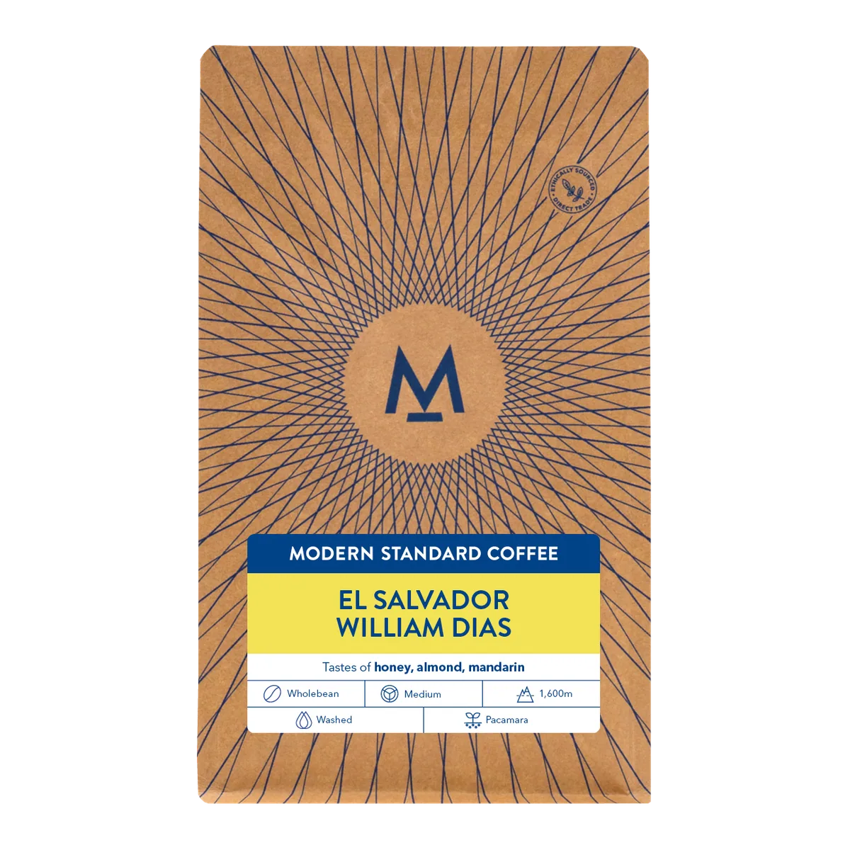 el salvador william dias (pacamara) coffee by modern standard coffee - roastery