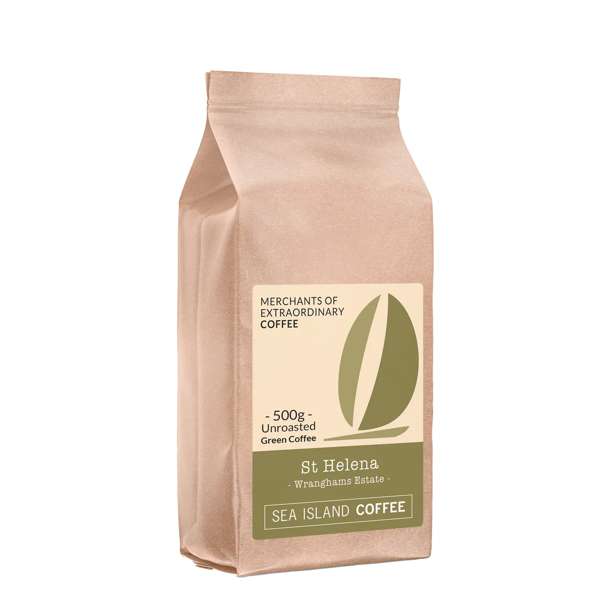 green st helena, wranghams estate coffee by sea island coffee
