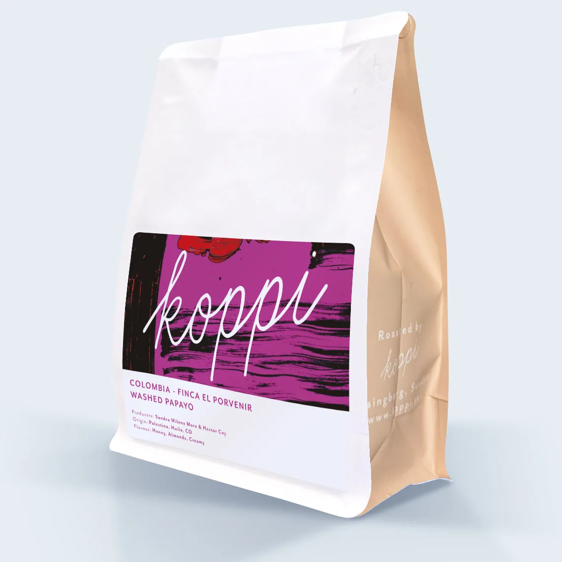 colombia - finca el porvenir "papayo" 250g - colombia coffee by koppi