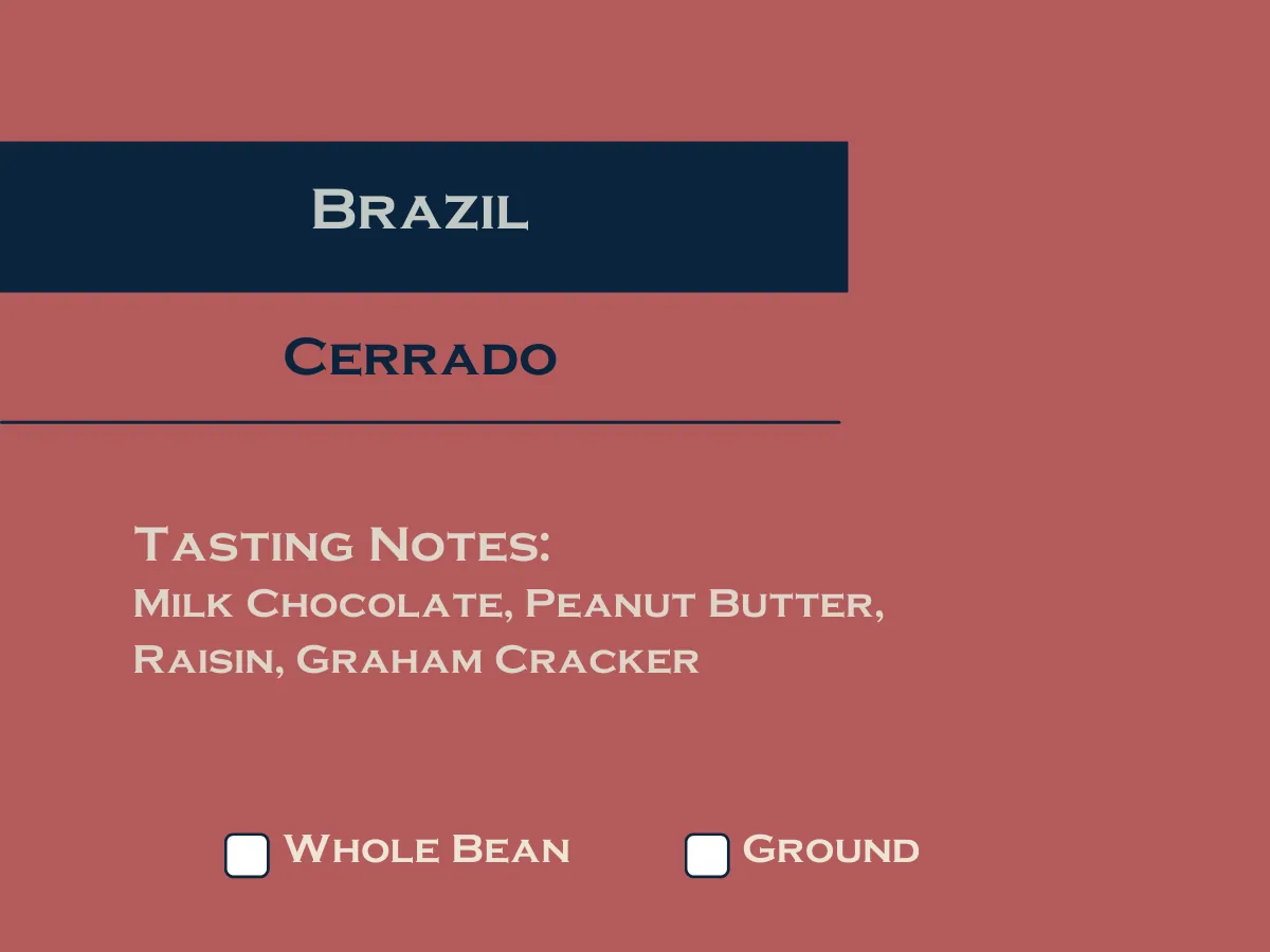brazil cerrado (dark roast) coffee by haven coffee roasters