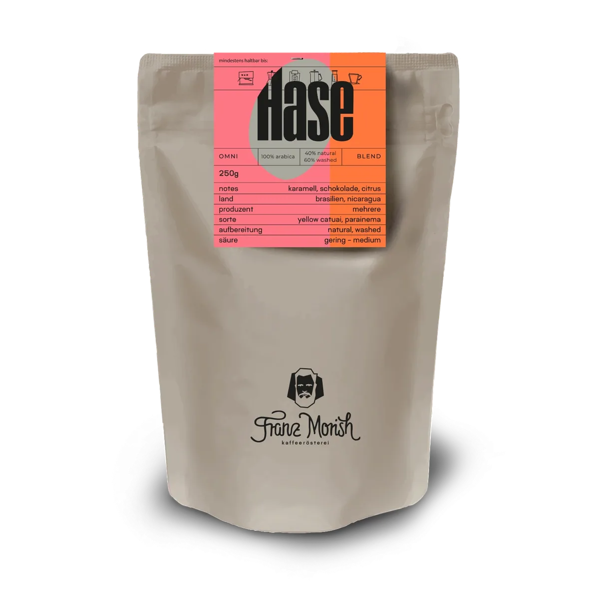 hase - omni roast - brazil + nicaragua coffee by franz morish coffee roastery