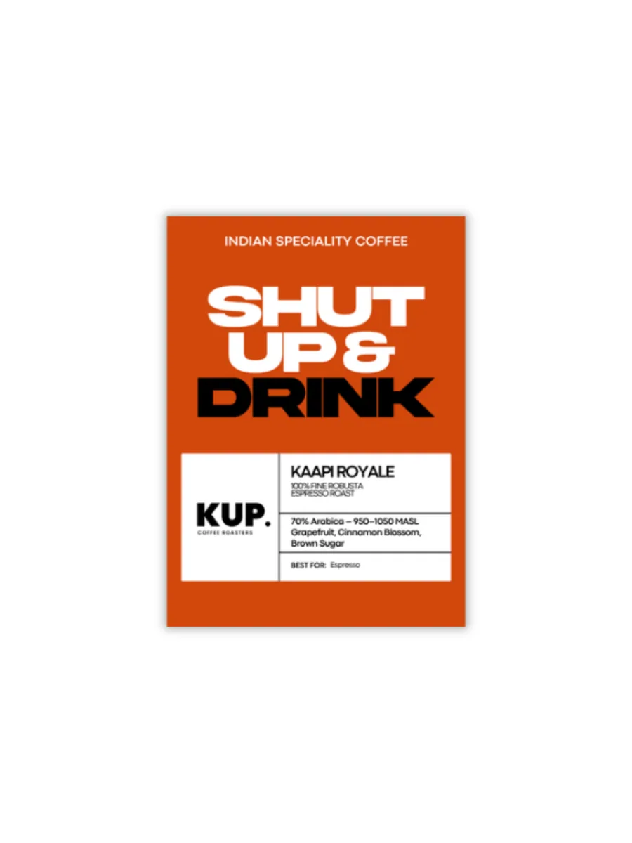 kaapi royale harley estate | sakleshpur | robusta | espresso roast | 250gms - india coffee by kup coffee roasters, nungambakkam