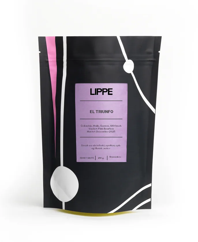 colombia el triunfo (pink bourbon), 250g coffee by lippe coffee roastery