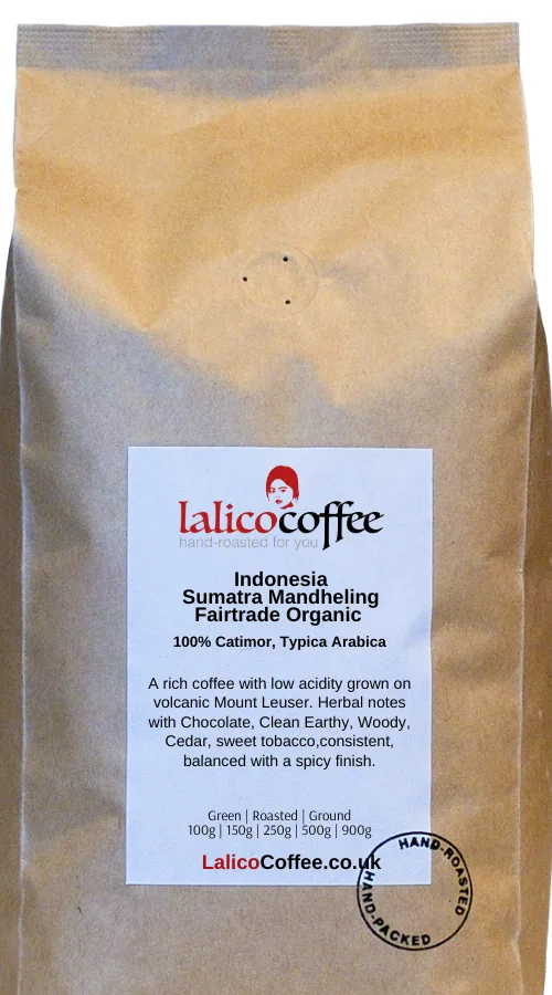 indonesia sumatra mandheling organic coffee by lalico coffee