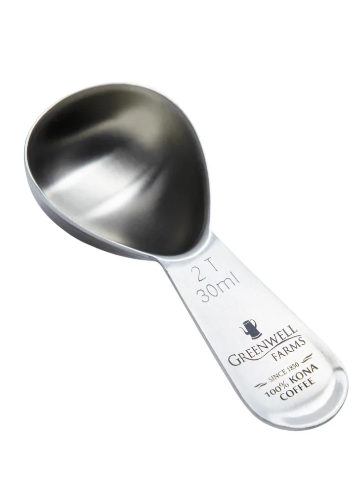 stainless steel coffee scoop coffee by greenwell farms