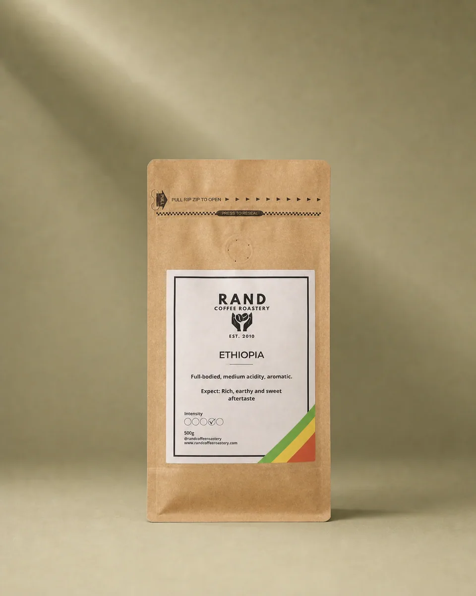 ethiopia coffee by rand coffee roastery